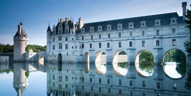 "Chenonceau, France - August 16, 2012 Chateau de Chenonceau with by River Cher"